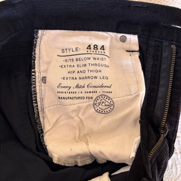J crew mens 484 slim corduroys 29 x 32 - Picture 5 of 7